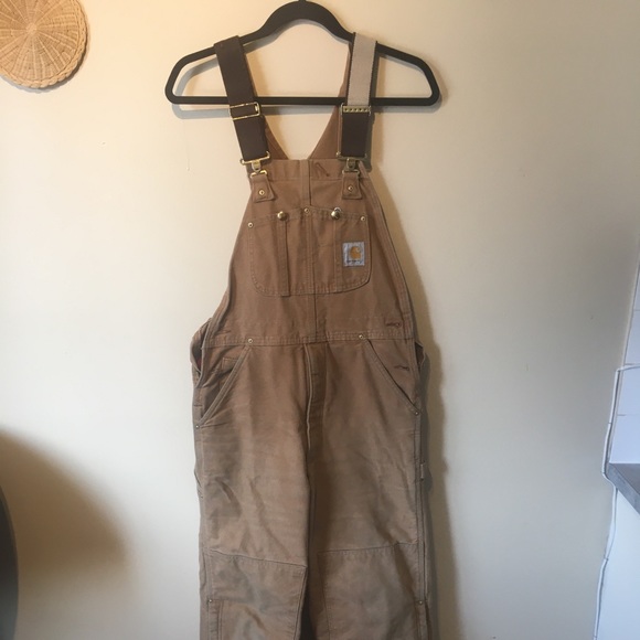 Carhartt Other - Men’s carhatt brown work bib.